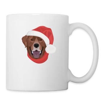 Joyeux Noël Labrador - Mug blanc - blanc - Droite