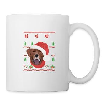 Joyeux Noël Labrador - Mug blanc - blanc - Droite