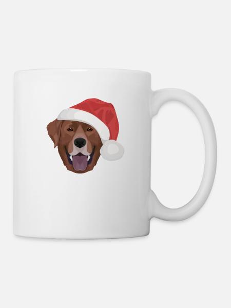 Labrador Merry Christmas - Mug - white