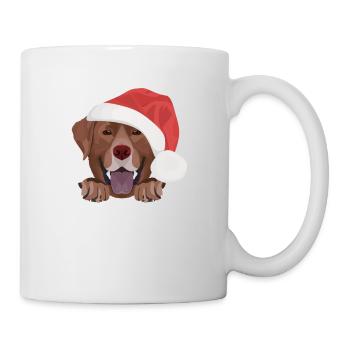 Joyeux Noël Labrador - Mug blanc - blanc - Droite