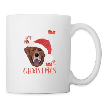 Joyeux Noël Labrador - Mug blanc - blanc - Droite