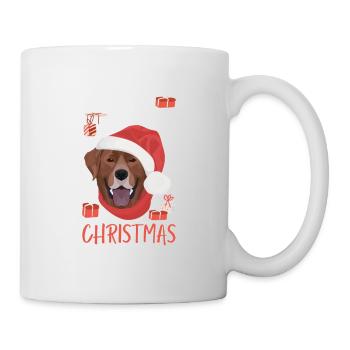 Joyeux Noël Labrador - Mug blanc - blanc - Droite