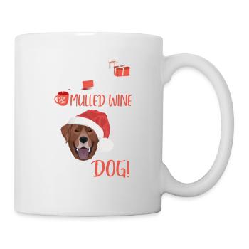 Labrador vin chaud Noël - Mug blanc - blanc - Droite
