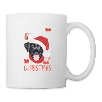 Joyeux Noël Labrador - Mug blanc - blanc - Droite