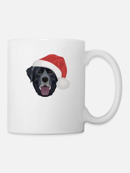 Labrador Merry Christmas - Mug - white