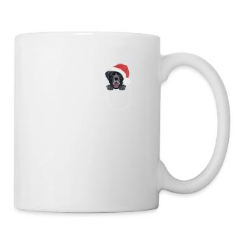 Labrador Frohe Weihnachten - Tasse - Weiß - Rechts