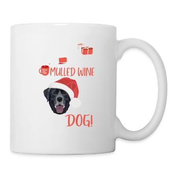 Labrador vin chaud Noël - Mug blanc - blanc - Droite