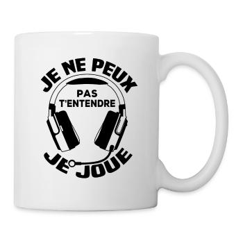 I can't hear you, I'm playing - Mug - white - Right