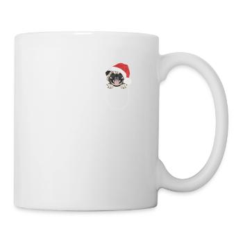 Pug Merry Christmas - Mug - white - Right