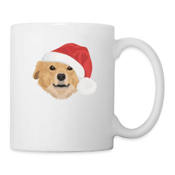 Nova Scotia Retriever Frohe Weihnachten - Tasse - Weiß - Rechts