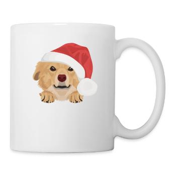 Nova Scotia Retriever Frohe Weihnachten - Tasse - Weiß - Rechts