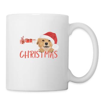 Nova Scotia Retriever Frohe Weihnachten - Tasse - Weiß - Rechts