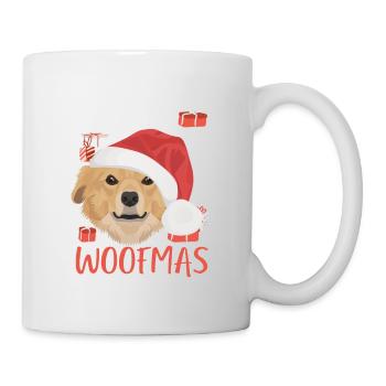 Retriever de la Nouvelle-Écosse Joyeux Noël - Mug blanc - blanc - Droite