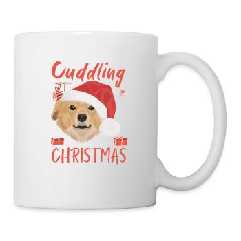 Retriever de la Nouvelle-Écosse Joyeux Noël - Mug blanc - blanc - Droite