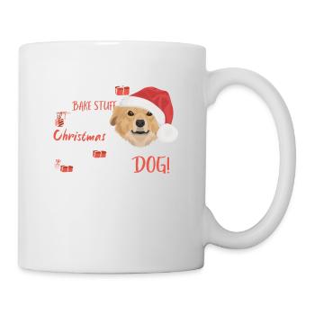 Retriever de la Nouvelle-Écosse Joyeux Noël - Mug blanc - blanc - Droite