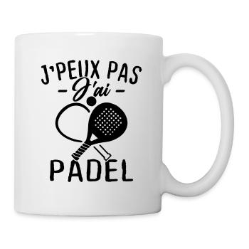 I can't I have Padel - Mug - white - Right