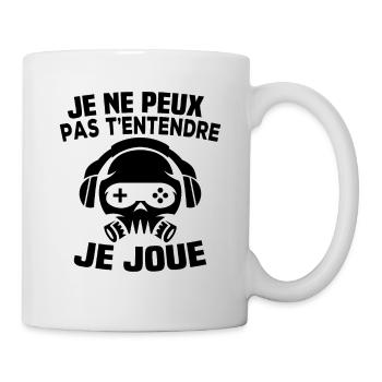 I can't hear you, I'm playing - Mug - white - Right
