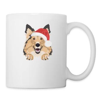Shetland Sheepdog Merry Christmas - Mug - white - Right