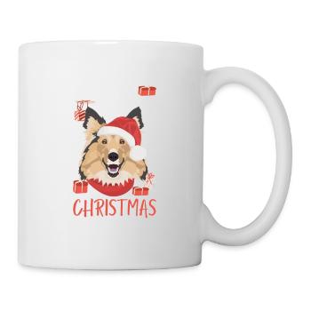 Shetland Sheepdog Merry Christmas - Mug - white - Right