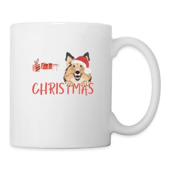 Shetland Sheepdog Merry Christmas - Mug - white - Right
