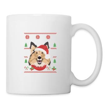 Shetland Sheepdog Merry Christmas - Mug - white - Right