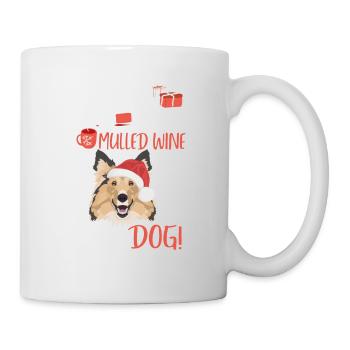 Shetland Sheepdog vin chaud Noël - Mug blanc - blanc - Droite