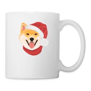 Shiba Inu Joyeux Noël - Mug blanc - blanc - Droite