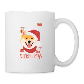 Shiba Inu Joyeux Noël - Mug blanc - blanc - Droite