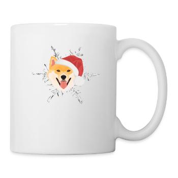 Shiba Inu Joyeux Noël - Mug blanc - blanc - Droite