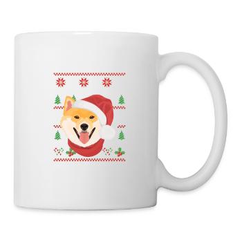 Shiba Inu Joyeux Noël - Mug blanc - blanc - Droite