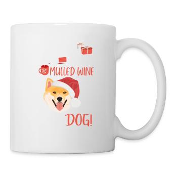 Shiba Inu vin chaud Noël - Mug blanc - blanc - Droite