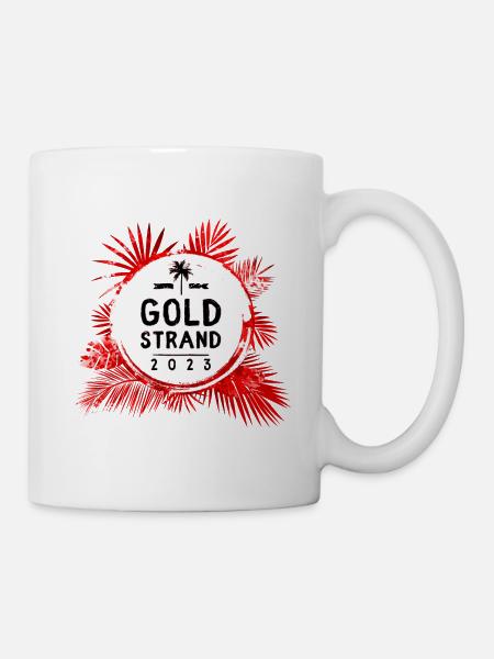 Goldstrand 2023 Bunt - Tasse - Weiß