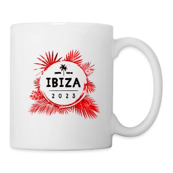 Ibiza 2023 Bunt - Tasse - Weiß - Rechts