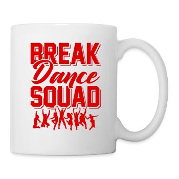 breakdance Squad - Tasse - Weiß - Rechts