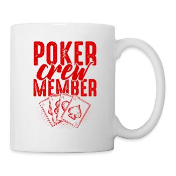 Membre de l’équipe de poker - Mug blanc - blanc - Droite