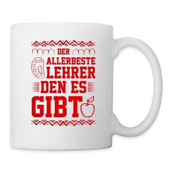 Allerbester Lehrer - Tasse - Weiß - Rechts