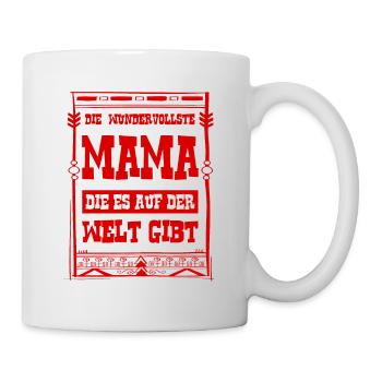 beste mama auf der welt - Tasse - Weiß - Rechts