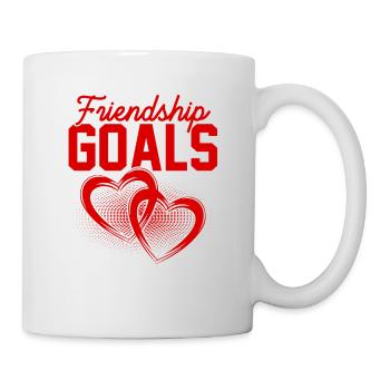 friendship Goals - Mug - white - Right