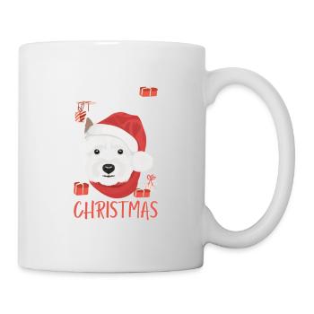 West Highland Terrier Merry Christmas - Mug - white - Right