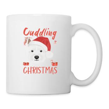 West Highland Terrier Joyeux Noël - Mug blanc - blanc - Droite