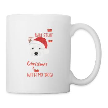 West Highland Terrier Joyeux Noël - Mug blanc - blanc - Droite