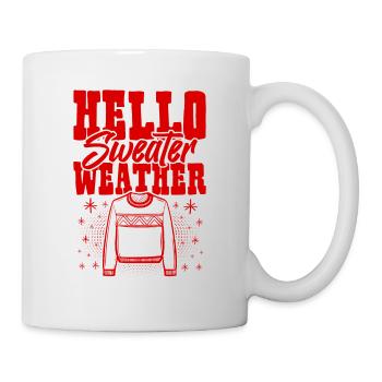 Ciao Maglione Meteo - Tazza - bianco - Destra