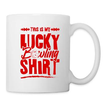 Bowling Shirt - Tasse - Weiß - Rechts