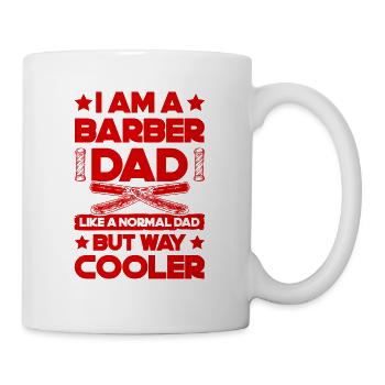 Barber Dad - Tasse - Weiß - Rechts