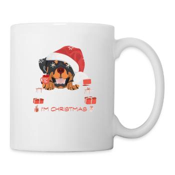 Rottweiler Weihnachtsmarkt - Tasse - Weiß - Rechts