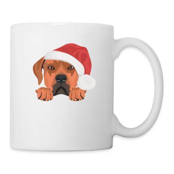 Rhodesian Ridgeback Merry Christmas - Mug - white - Right