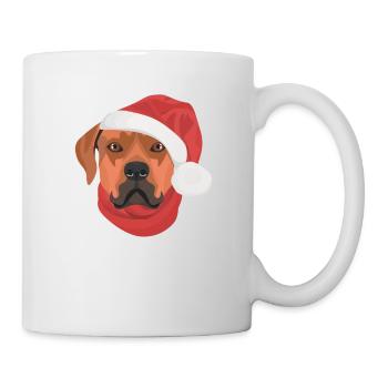Rhodesian Ridgeback Merry Christmas - Mug - white - Right
