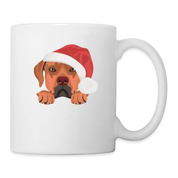 Rhodesian Ridgeback Merry Christmas - Mug - white - Right