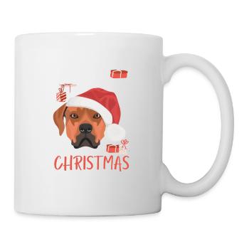 Rhodesian Ridgeback Merry Christmas - Mug - white - Right