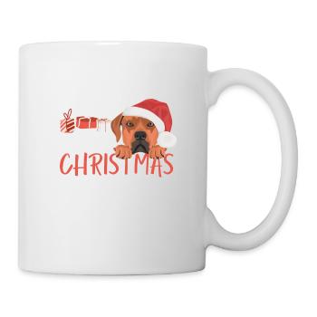 Rhodesian Ridgeback Merry Christmas - Mug - white - Right